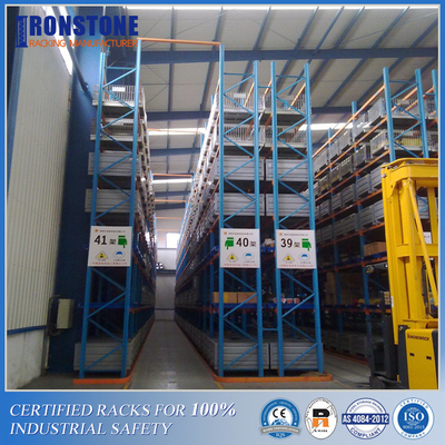 Powder Coating Rak Pallet VNA Komprehensif Dengan Kapasitas Beban Tinggi