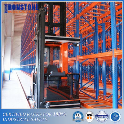 Powder Coating Rak Pallet VNA Komprehensif Dengan Kapasitas Beban Tinggi