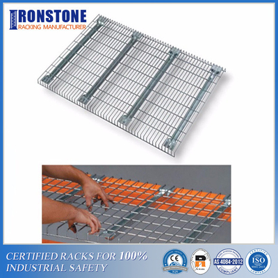 Welded Waterfall Galvanized Finishing Metal Wire Mesh Deck Untuk Rak Pallet