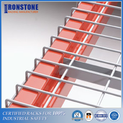 Welded Waterfall Galvanized Finishing Metal Wire Mesh Deck Untuk Rak Pallet