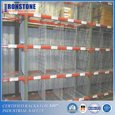 Hot Sale Penyimpanan Disesuaikan Rak Wire Mesh Rak Gudang Baja