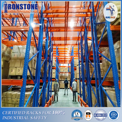 Back To Back Double Deep Pallet Rack Dengan Pemeliharaan Rendah