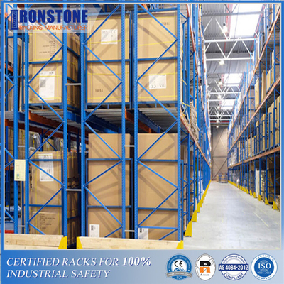Back To Back Double Deep Pallet Rack Dengan Pemeliharaan Rendah