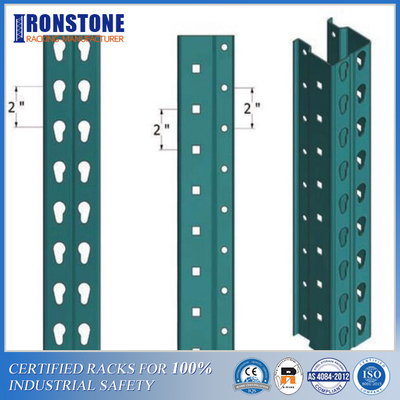 Rak Pallet Desain Teardrop Roll-formed Dengan Spesifikasi RMI Yang Ketat