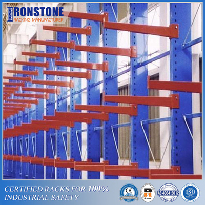 Rak Cantilever Industri Dilapisi Bubuk Kinerja Tinggi Untuk penyimpanan Indoor dan outdoor