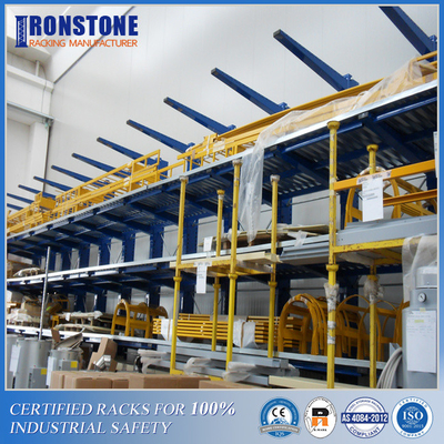 Rak Penyimpanan Kantilever Tahan Gores Dengan Ruang Horizontal Tak Terbatas