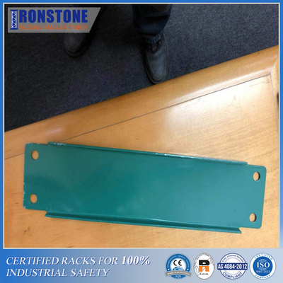 Produk Keamanan Rak Dilapisi Bubuk Back To Back Pallet Rack Row Spacer