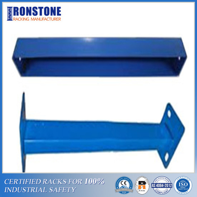 Produk Keamanan Rak Dilapisi Bubuk Back To Back Pallet Rack Row Spacer