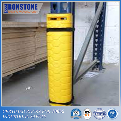 RMI Roll Formed Steel Pallet Rack Pelindung Tegak Dengan Pemasangan Baut