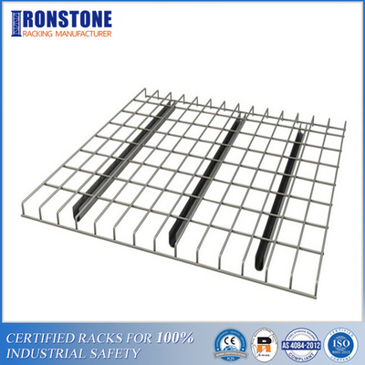 Rak Rak Pallet Gudang Dengan Dek Wire Mesh Galvanis Untuk Penyimpanan