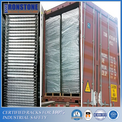 Rak Rak Pallet Gudang Dengan Dek Wire Mesh Galvanis Untuk Penyimpanan
