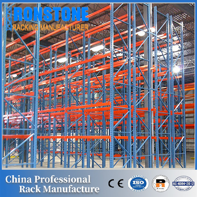 LIFO Inventory Double Deep Unperishable Metal Pallet Storage Rack