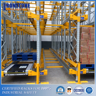 Rak Gudang Penyimpanan Pallet Industri Logam Antar-Jemput Radio yang Dapat Disesuaikan OEM