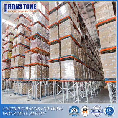 Hot Sale Industri Sistem Racking Lorong Sangat Sempit untuk Kargo Gudang