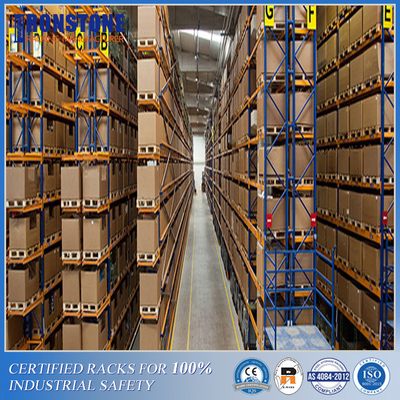 ODM & OEM Mendukung Sistem Racking Pallet Lorong Sangat Sempit untuk Produk Jumlah Besar