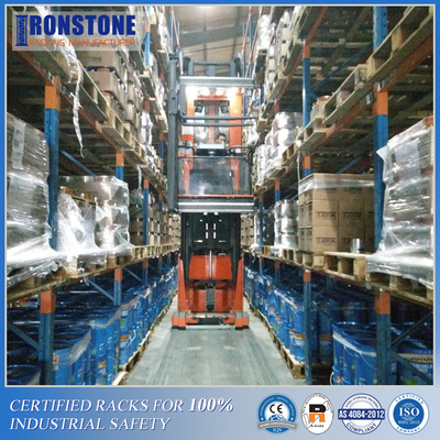 Sistem Racking Pallet VNA Ringkas Dengan Pemanfaatan Area Kubik Yang Sangat Baik