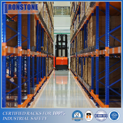 Sistem Rak Pallet Heavy Duty Very Narrow Aisle (VNA) Untuk Penyimpanan Otomotif