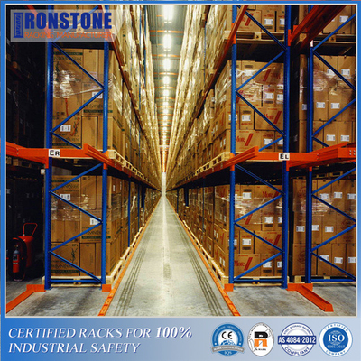 Sistem Rak Pallet Heavy Duty Very Narrow Aisle (VNA) Untuk Penyimpanan Otomotif