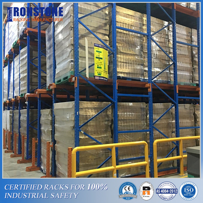 Rak Pallet Drive-in Industri Kinerja Tinggi Untuk Gudang Pendingin