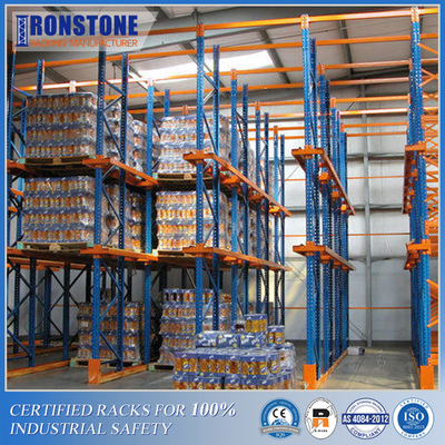 Sistem Racking Pallet Drive-in Baja Canai Dingin untuk Solusi Penyimpanan Ringkas
