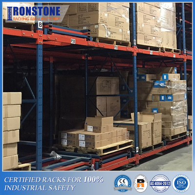 Sistem Racking Push Back Gravitasi Canggih Dengan Produktivitas Yang Sangat Baik