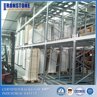 LIFO Gravity Push Back Racking System Dengan Waktu Pemetikan Rendah