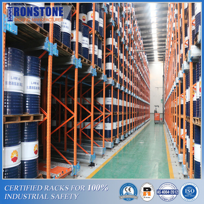 Nyaman Mengoperasikan Smart Radio Shuttle Runner Racking untuk Penyimpanan Gudang Dengan Harga Bagus