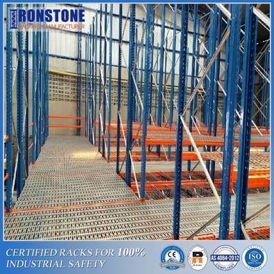 Sistem penyimpanan mezzanine multi-layer untuk penggunaan ruang yang tinggi