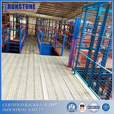 Sistem penyimpanan mezzanine industri multi-tier