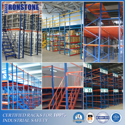 Sistem penyimpanan mezzanine industri multi-tier