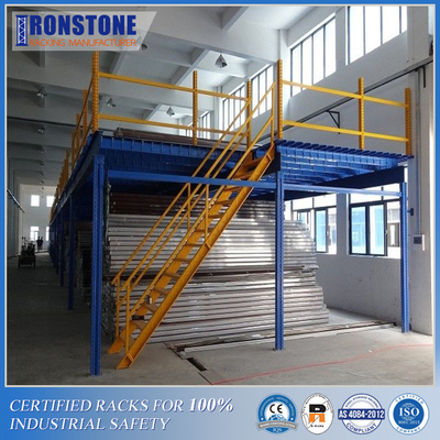 Mezzanine Mezzanine industri yang didukung rak