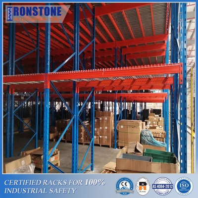 Mezzanine Mezzanine industri yang didukung rak